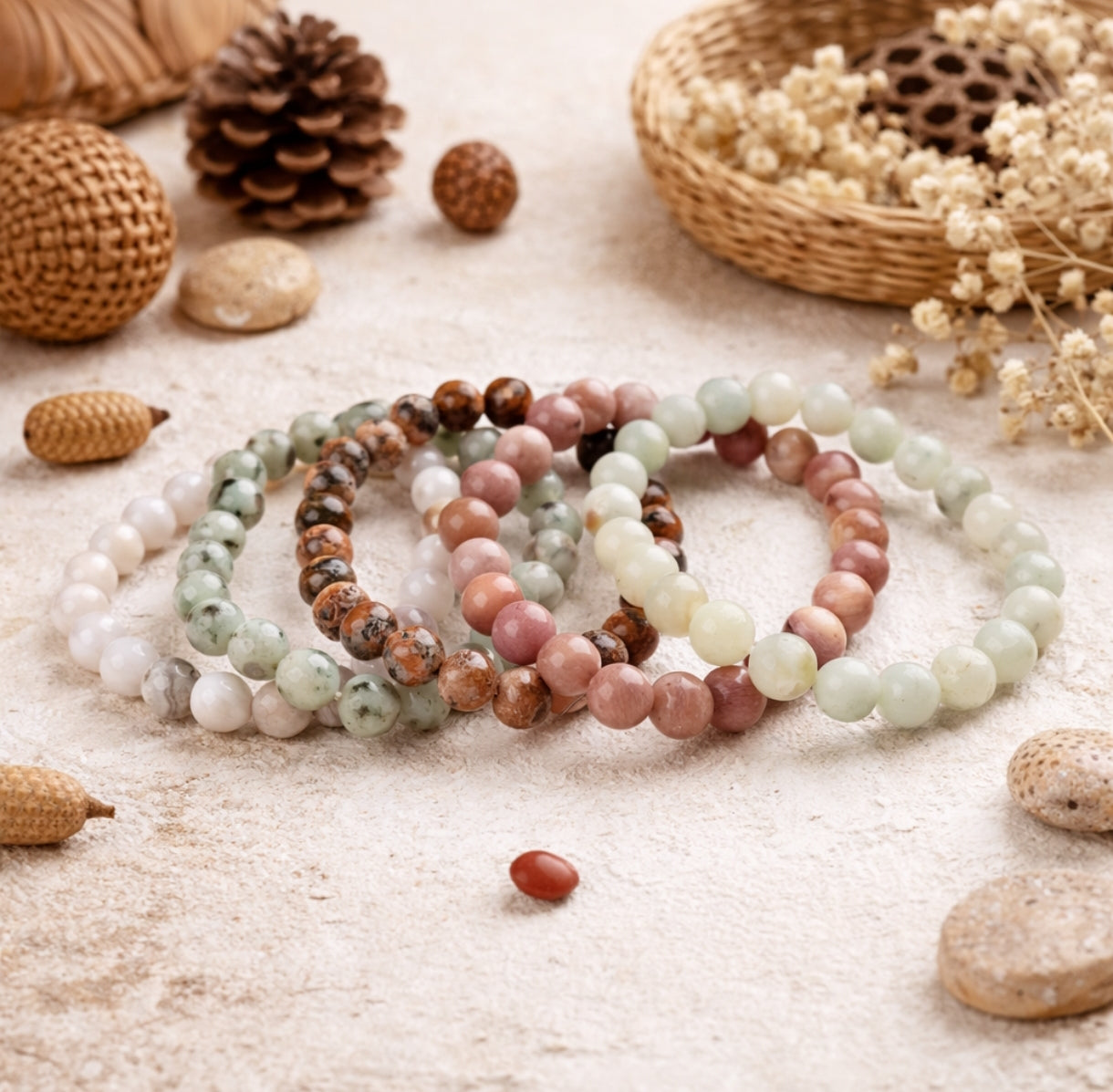 Bracelet Mala Pierres Précieuses