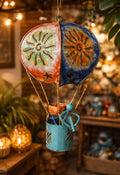 Montgolfière Décorative en Métal Recyclé