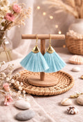 Boucles d’oreilles pompon – Esprit bohème chic