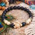 Bracelet Mala Pierre de Lave