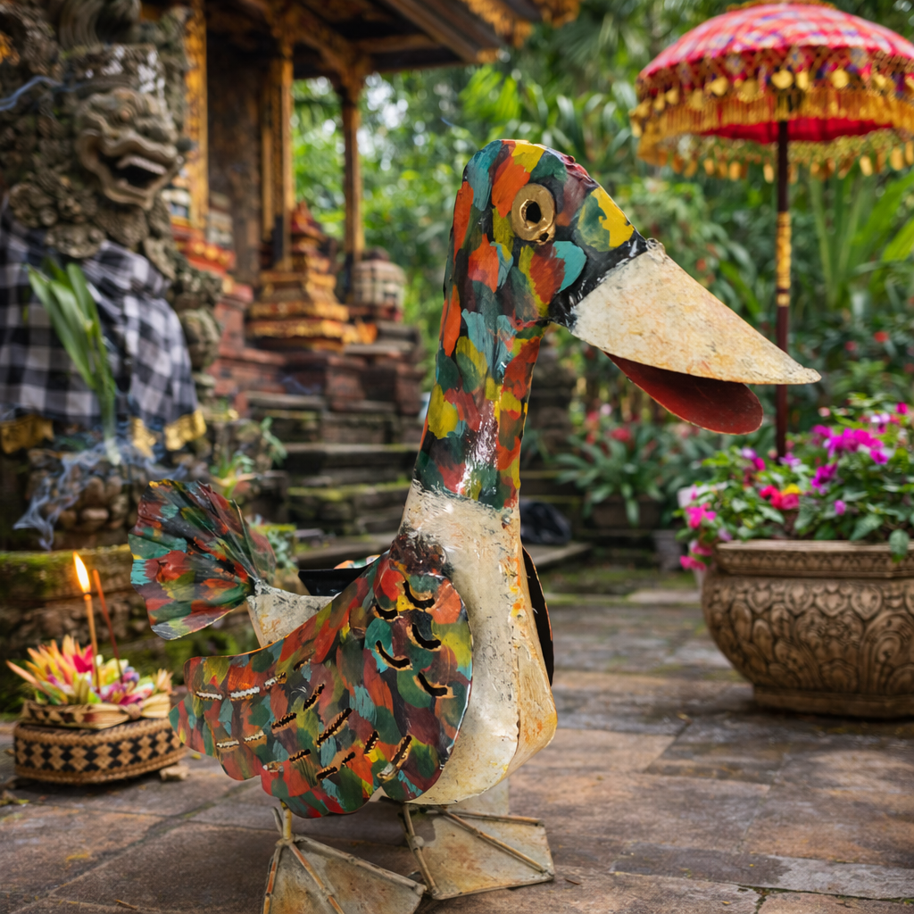 Canard décoratif artisanal – Fait main à Bali