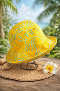 Chapeau en tissus Batik - Fait Main