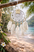 Mini Attrape-rêves Plumes- Fait Main